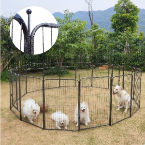 Durable Heavy-Duty Metal Dog Playpen